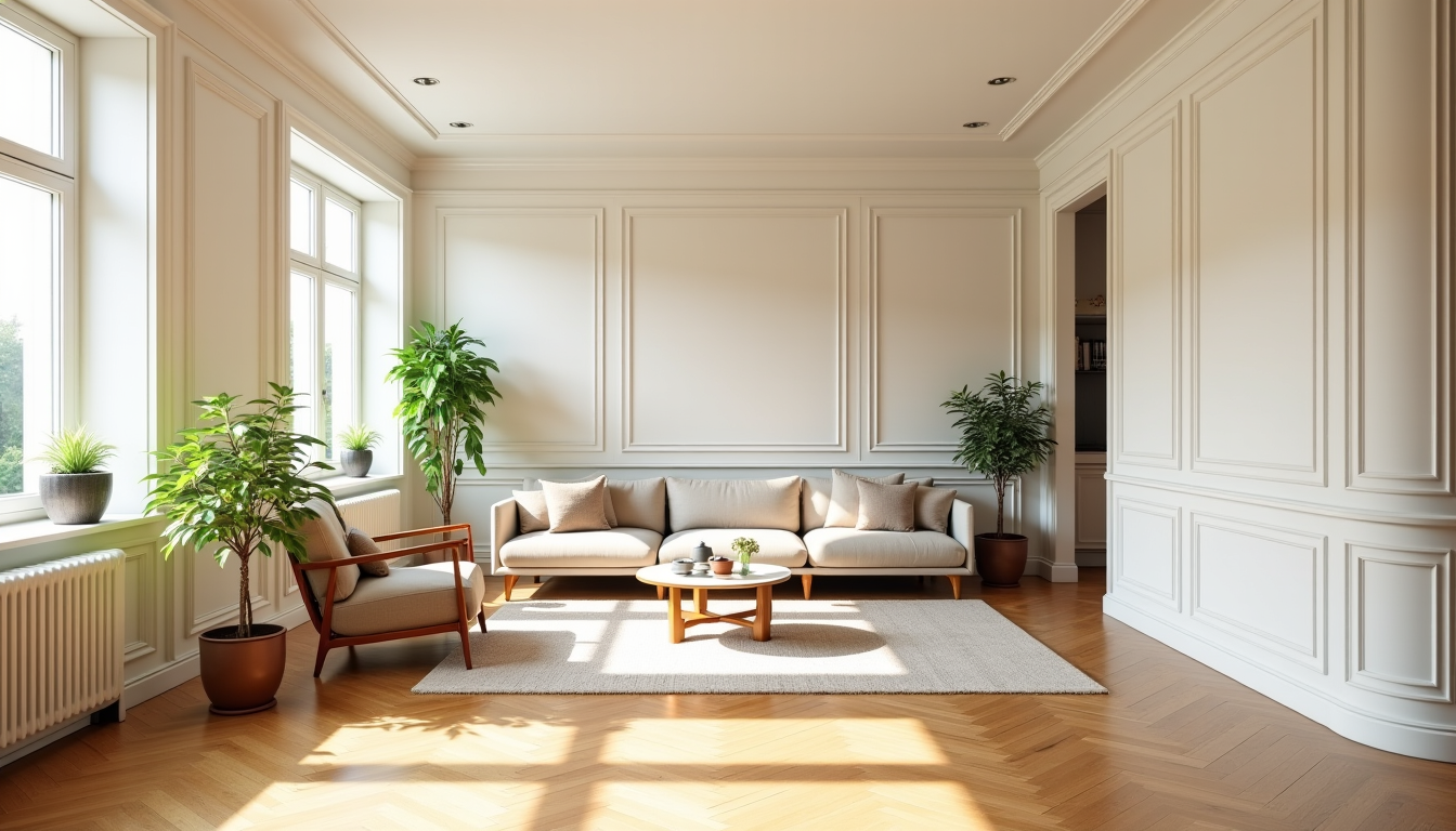 rénovation de pièce à vivre : les avantages du mdf du sol au plafond