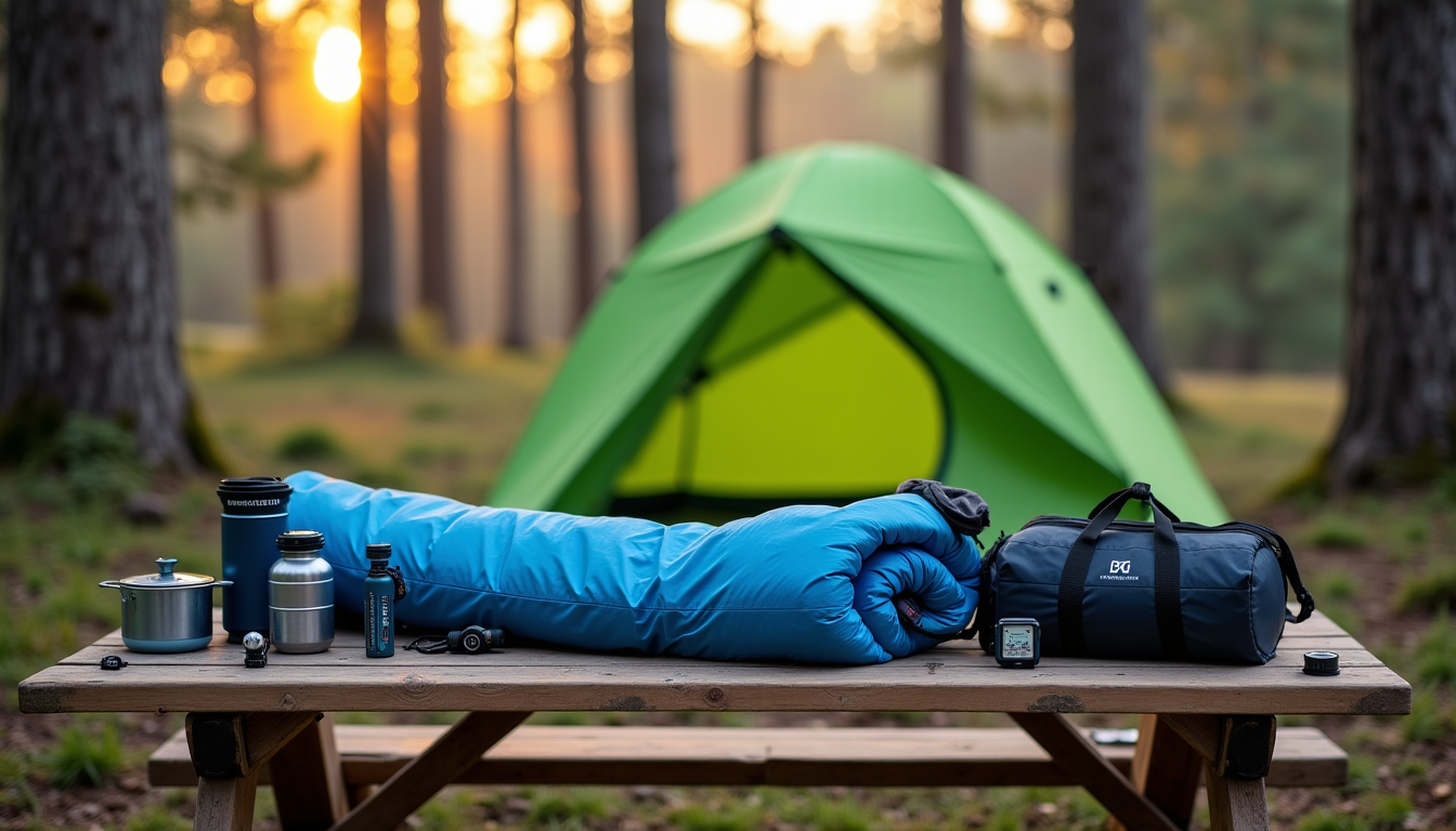 Quels équipements emporter pour un bivouac confortable